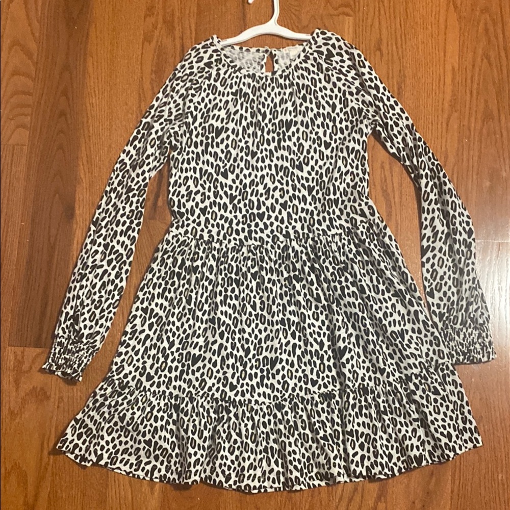 Crewcuts Black and White Bishop Sleeve Sundress